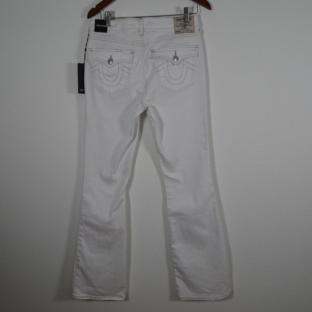 True Religion Becca Bootcut Jeans Women's Size 30x33 White Denim